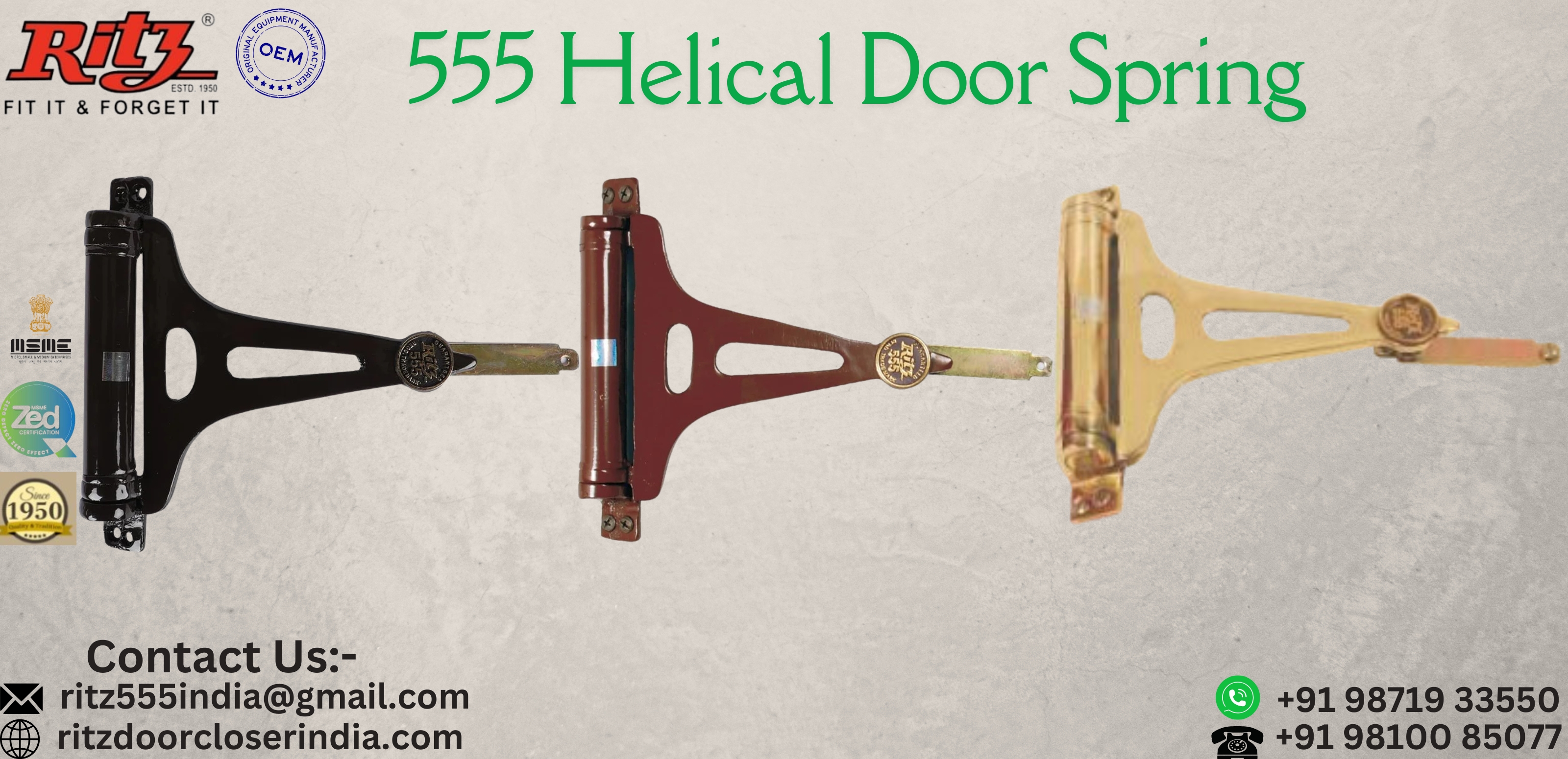 555 Helical Door Spring